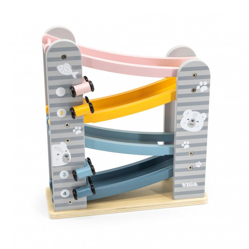 Pod zig zag cu masini, PolarB Viga